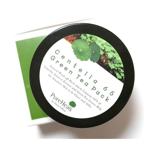 Pure Heal's Die Grünteemaske Centella 65 ist 130ml gewaschen