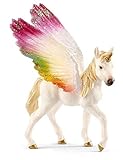 Estimulan tu imaginación Schleich- Winged Rainbow Unicorn foal Unicornio arcoíris Alado, Potro, (70577)