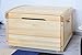 Produktbild Truhe Kiefer massiv Vollholz natur 006 - Abmessungen: 85 x 94 x 55,5 cm (H x B x T)