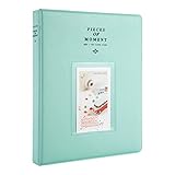 Die kleine Tasche auf der Innenseite der Abdeckklappe eignet sich hervorragend zum Aufnehmen von zusätzlichen Bildern oder vorübergehenden Halten, bis Sie eine Chance haben, sie in die Alben einzuklemmen.