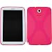 Produktbild PhoneNatic Case für Samsung Galaxy Note 8.0 Hülle Silikon pink X-Style Cover Galaxy Note 8.0 Tasche + 2 Schutzfolien