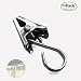 Produktbild Vorhang Kleider Metall Haken Clips Schellen Halter Haken Multifunktions Edelstahl Kleiderbügel Mehrzweck Set mit Ziemlich starke Griffe - Halten Sie mindestens 5 kg Gewicht (20 Packungen)