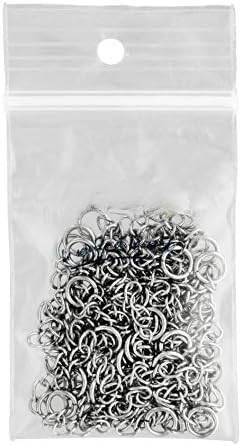 So Chic Bijoux Primer Pack of 30 Hair Extensions Ring Open 4 cm Stainless Steel