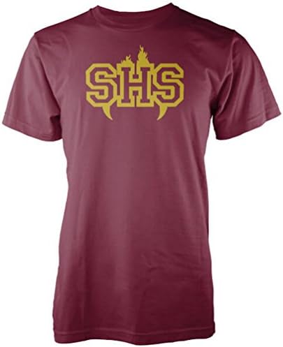 Burgundy Mens Buffy The Vampire Slayer Sunnydale High Fang T-Shirt - Size : XL