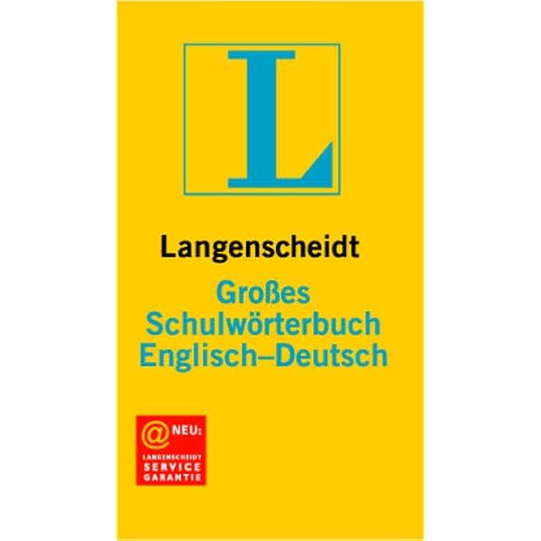 Langenscheidt Großes Schulwörterbuch, Englisch-Deutsch : Messinger
