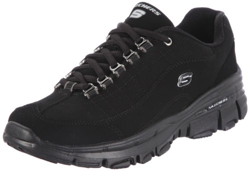 Skechers Womens Bravos Unstoppable Low-Top Trainers Black 35 EU