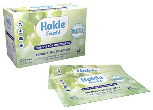 Preisvergleich Produktbild Hakle 80035 Toilettpapier feucht 10 stück
