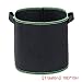 Produktbild Meisijia 1 Gallon Schwarz wachsen Taschen Heavy Duty Non Woven Stoff Einpflanzen Ponches Barrel Form Blumentopf