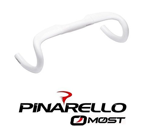 Manillar Curva Pinarello MOST JAGUAR XFC AERO 1K FULL CARBONO / 245 gr - blanco - 40 cm (Centro-Centro)