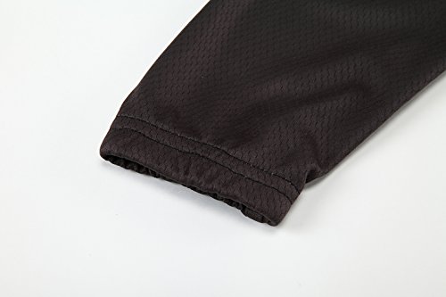 [Größe:S-5XL][option:Trägerhose,3D 2.8cm Sitzpolster] Fahrrad Trikot Langarm Radhose Radtrikot Fahrradbekleidung Herren Männer Hemd mit lange Ärmeln Set Cycling OutdoorTrikots Windjacke Neue - 5