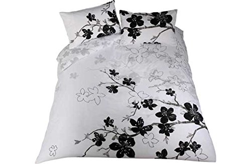 Blossom Black and White Bedding Set - Double.