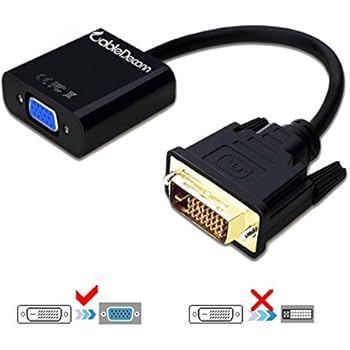 Hama VGA-DVI-Adapter, DVI-Stecker - VGA-Kupplung: Amazon