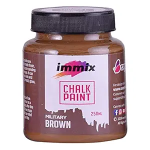 immix chalk paint (Military Brown)