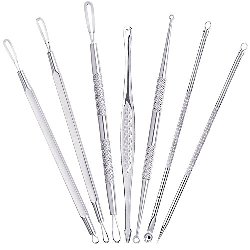 Mitesserentferner – Pickel und Akne Werkzeug Set von EmaxDesign – Werkzeuge zur Professionellen Behandlung von Gesichtsunreinheiten wie Whiteheads (Weiße Mitesser),Mitesser und Pickel Entferner - 6