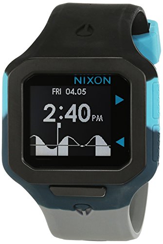 Nixon Unisex-Armbanduhr Supertide Black / Seafoam / Gray Digital Quarz Silikon A3161942-00 Nixon Unisex-Armbanduhr Supertide Black / Seafoam / Gray Digital Quarz Silikon A3161942-00