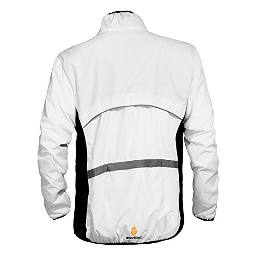 Herren-Sportjacke, atmungsaktiv, Regenjacke, Rain Coat Cycle Bike Fahrrad- Kleidung, Frankreich Tour schnelltrocknend, winddicht, mit langen Ärmeln, Jersey für Radfahren Größe S-3 X L - 4