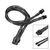 Compatible with for 16AWG Dual Mini 6pin male to 8Pin male PCI-e For Mac Pro Video Card Power Cable GTX1080.