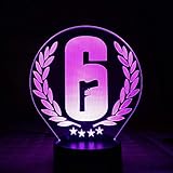 Wenn es leuchtet, sehen die einzigartigen Lichteffekte wie 3D aus.