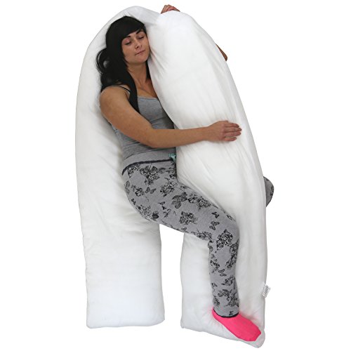iSafe Pregnancy Maternity And Feeding Pillow - White (Plain)