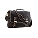 Produktbild XASY Luxus Echtleder Große Kapazität Aktentasche 15"Laptoptasche Schultertasche Vintage Handtasche Dunkelbraun