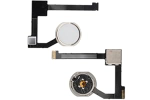 BisLinks® For iPad Air 2 Home Button Key + Flex Cable Assembly Silver A1566 A1567