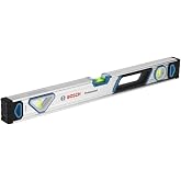 Bosch Professional Su terazisi 60 cm, &ccedil;epe&ccedil;evre okunabilir, al&uuml;minyum g&ouml;vde, sağlam u&ccedil; kapaklar, blister i&ccedil;inde