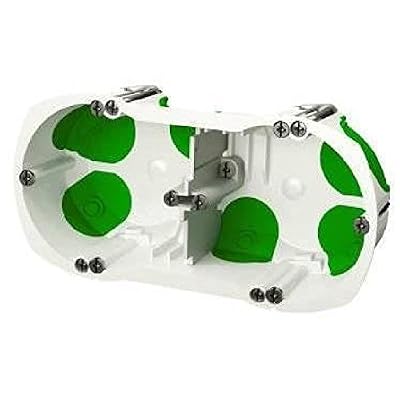 Schneider Electric Boîte d'encastrement étanche à l'air multicloison 2 postes, SCHNEIDER ELECTRIC