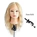 BYT Collection 18"-26"Blonde 100% Human Hair Training Head Mannequin Manikin Training Practice Head 18"&120g