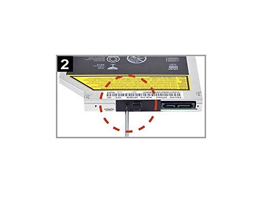 SilverStone SST-TS06 – Externes USB 2.0 2,5″ Festplattengehäuse für 12,7 mm Slimline SATA-SSDs oder -HDDs inklusive SSD/HDD-Einbaurahmen-Adapter für den Einschub in den ODD-Notebook-Schacht, schwarz - 12