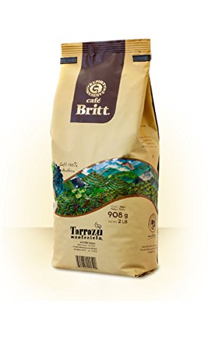 Cafe Britt Tarrazu Montecielo Arabica ganze Bohne Kaffee, 908 g Packung