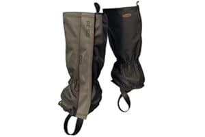 Hubertus Polainas de caza, tamaño normal y ancho de pantorrilla extragrande, color verde oliva