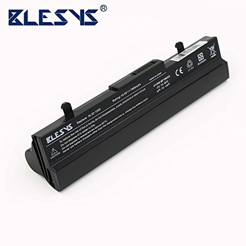 BLESYS - 7800mAh/9Zellen Asus Eee PC 1005/1001/1101 Serie Laptop Akku Ersatz für ASUS AL31-1005, AL32-1005, ML31-1005, ML32-1005, PL31-1005, PL32-10050B20-00KA0AS, 90-OA001B9000, 90-OA001B9100, 990AAS168288 akku