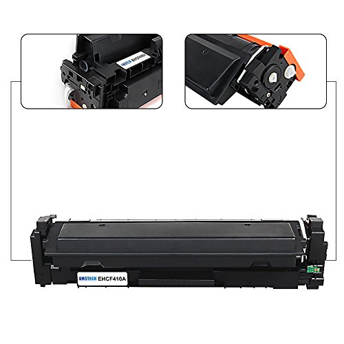 Amstech 5-Pack Compatible Toner 410X CF410X for HP 410X Color LaserJet Pro MFP M477fdw M477fdn M477fnw M452dn M452nw Printer
