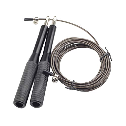 ihen-Tech Metal Bearing and Handle skipping rope/Speed Cable Jump Rope Box home gym Cross Gym Equipment