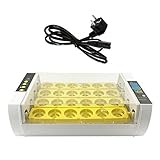 HEIRAO 24 Eier Vollautomatischer Inkubator für Eier, Temperaturkontrolle und Luftfeuchtigkeit, Hatching Huhn Entlein Geflügel Vögel, Bunte Box