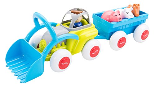 Preisvergleich Produktbild Viking Toys Traktor mit Anhänger und Bauer