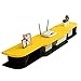 Produktbild Willesego Schwimmrahmen Wandmontierter TV-Schrank TV-Konsole Hintergrund Wanddekoration Set-Top Box Regal, 4 Farben (Farbe: Gelb + Schwarz) (Farbe : Yellow+Black, Größe : -)