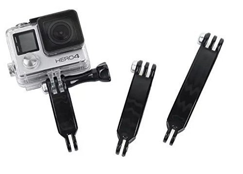 Goliton® prolungamento del braccio fissato per GoPro Hero3 / 3 + / 4 - Nero