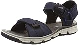 Plantilla: Materia textil Clarks Explore Part, Sandalias de Punta Descubierta para Hombre, Azul (Navy Nubuck), 43 EU