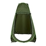Dieser leicht zu montierende, zusammenklappbare, leichte Unterstand lässt sich in Sekundenschnelle öffnen und bietet Ihnen einen privaten Ort zum Umziehen, Duschen, Toiletten und vielem mehr am Strand oder im Camp.