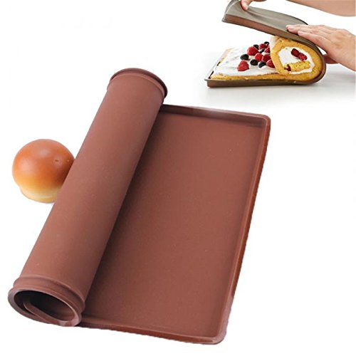 Big Größe 37 * 28 cm Antihaft-Silikon-Backmatte für Macaron Brot Kuchen Gebäck...