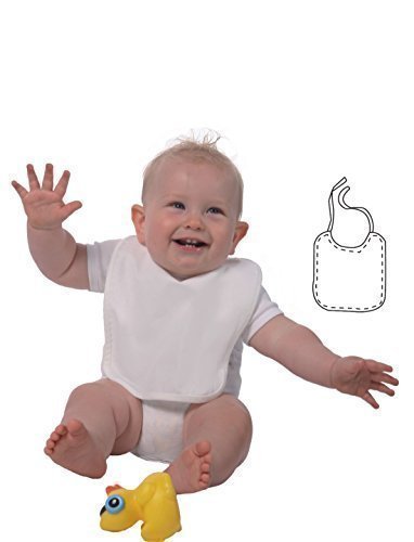 ShirtInStyle Baby Latz ideal zum bemalen mit Textilfarbe für Ihre Babyparty