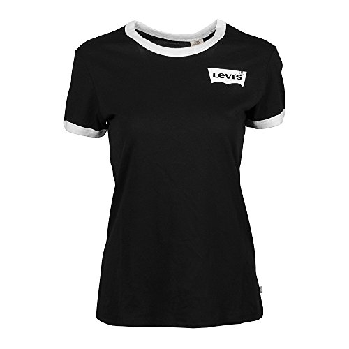 Levi's Perfect Ringer W T-Shirt Jet Black Levi's Perfect Ringer W T-Shirt Jet Black