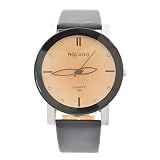 Souarts Paar Armbanduhr Einfacher Stil Deko Uhr mit Batterie Charm Geschenk 24cm