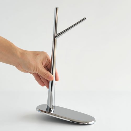 Alessi JT01 Bananenhalter Dear Charlie, Edelstahl, silber - 7