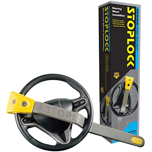 Stoplock 'Original' - Steering Wheel Lock For Cars - Secure Anti-Theft Device W/Keys