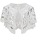 Produktbild ArtiDeco 1920er Jahre Retro Schal Umschlagtücher für Abendkleider Stola für Hochzeit Party Gatsby Kostüm Accessoires (Weiß)
