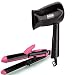 Nova Freshers Pack NHC 820 and NHP 8100 Foldable Hair Dryer (Black) RS.850.00