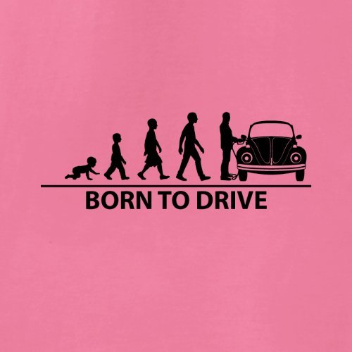 Born To Drive (Beetle) – Dekokissen 41 x 41 cm – Rose - 2