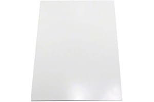 FIRST4MAGNETS FerroFlex® A4 Flexible 3M Self Adhesive & Gloss White Ferrous Sheet for Walls, Office, Home and Creating Instant Surfaces Magnets Will Attract to - 1 Sheet